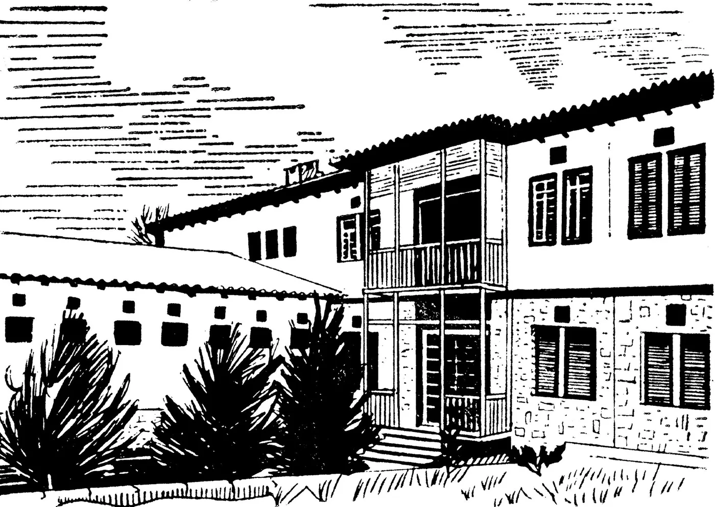 Ιστορική απεικόνιση του Ασκληπιείου Άνω Βόλου